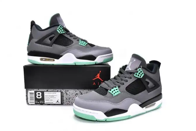 Bmlin shoes 4 Green Air Glow Jordan 308497-033 Retro 0605